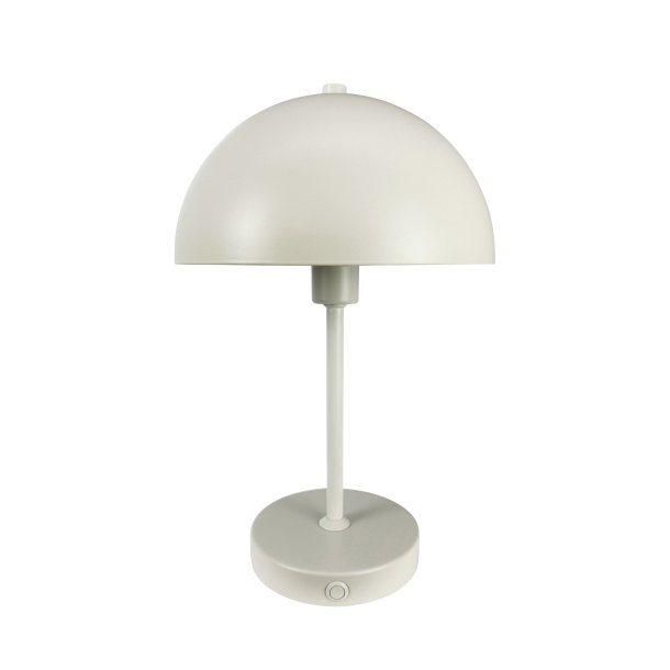Stockholm V2 Bordlampe - Genopladelig - 3-Trin - Perlehvid - Dyberg Larsen