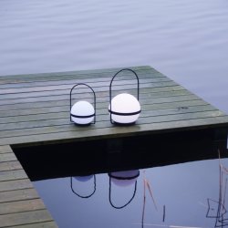 Summer Solar Bordlampe - Genopladelig - 15 - Sort - 3 Trin - Dyberg Larsen