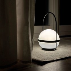 Summer Solar Bordlampe - Genopladelig - 15 - Sort - 3 Trin - Dyberg Larsen