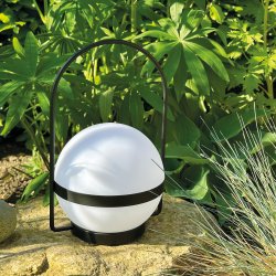 Summer Solar Bordlampe - Genopladelig - 15 - Sort - 3 Trin - Dyberg Larsen