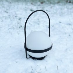 Summer Solar Bordlampe - Genopladelig - 15 - Sort - 3 Trin - Dyberg Larsen