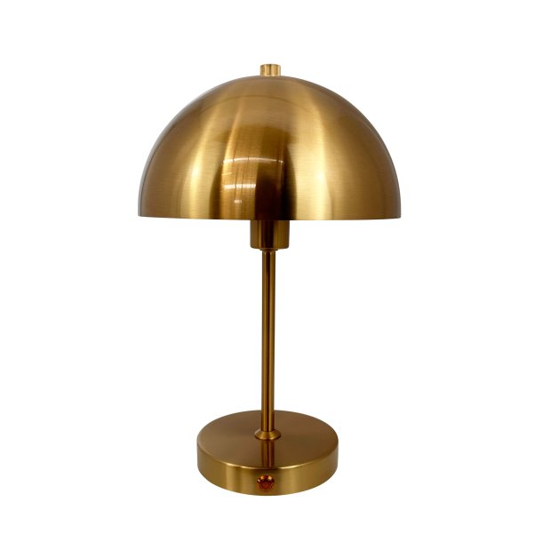 Stockholm V2 Bordlampe - Genopladelig - 3-Trin - Antik Messing - Dyberg Larsen