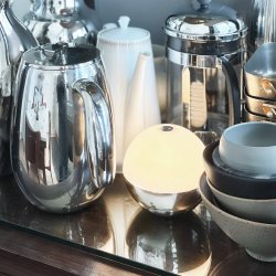 Alba Light ball - Genopladelig - Krom - 3 Trin - 2 stk. pakke - Dyberg Larsen