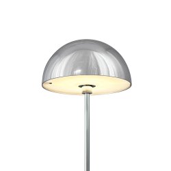 Along Mini Genopladelig Bordlampe - 3-Trin - 3 stk I ske - Krom - Dyberg Larsen