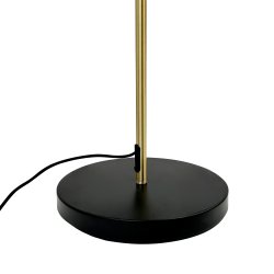 Ocean Gulvlampe - Sort/Messing - Dyberg Larsen