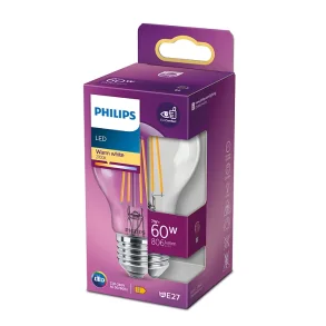 LED Pre - Classic 7W (60W) - Klar - Philips 