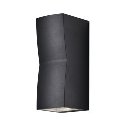 Ask Dobbelt Vglampe - Udendrs Vg - Gr - Nielsen Light