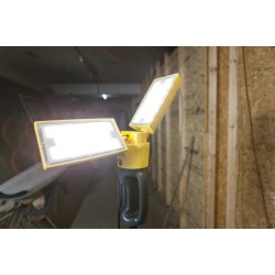 Peri Arbejdslampe - Stor - Mrkegr/Gul - Lutec