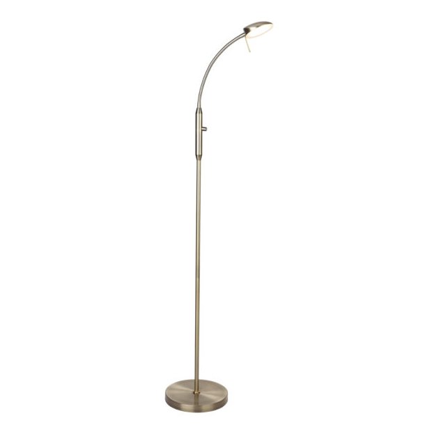 Vegas Gulvlampe 1 arm - Antik Messing - Halo Design