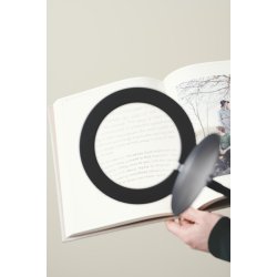 Magni Gulv Sort X3 dioptri - Luplampe - Halo Design