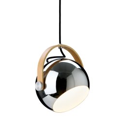 DC Pendel - Tr�/Krom - Halo Design