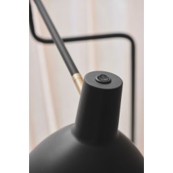 Metropole Deluxe Gulvlampe - Sort/Marmor - Halo Design