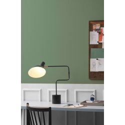 Metropole Deluxe Bordlampe - Sort/Marmor - Halo Design