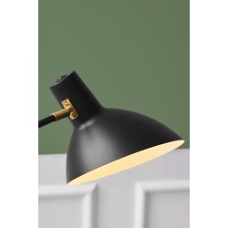 Metropole Deluxe Bordlampe - Sort/Marmor - Halo Design