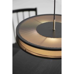 Frame Pendel 24cm - Sort/Antique messing - Halo Design