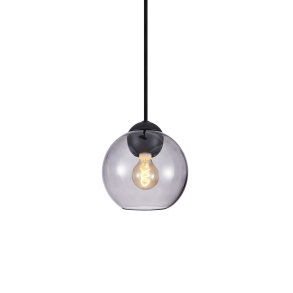 Bubbles Pendel - 14 cm - Smoke/Sort - Halo Design