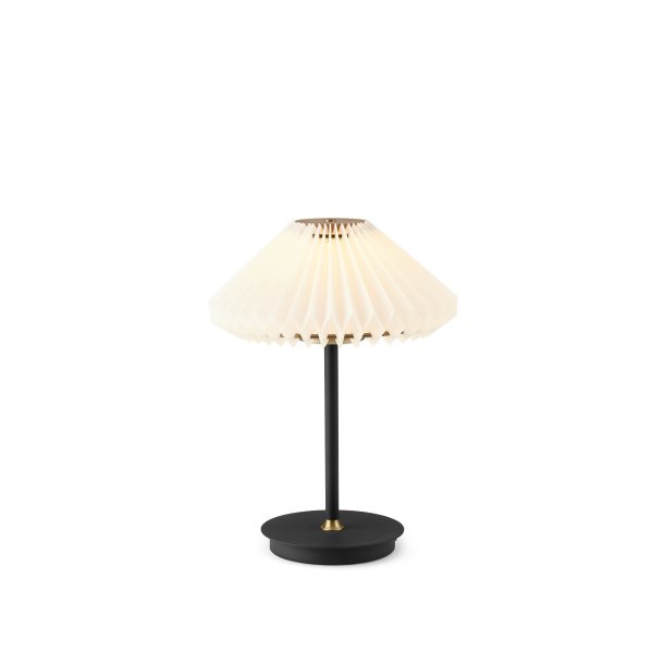 Paris Batteri Bordlampe -  Clean White/Sort - Halo Design