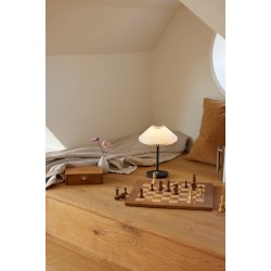 Paris Batteri Bordlampe - Clean White/Sort - Halo Design