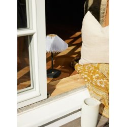 Paris Batteri Bordlampe - Clean White/Sort - Halo Design