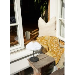 Paris Batteri Bordlampe - Clean White/Sort - Halo Design