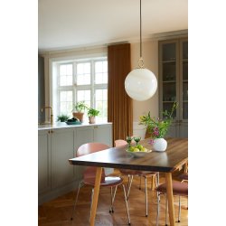 Stockholm Pendel - 30 - Marmor Brun/Messing - Halo Design