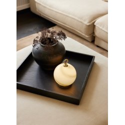 Stockholm Batteri Bordlampe - Marble Grey/Antique - Halo Design