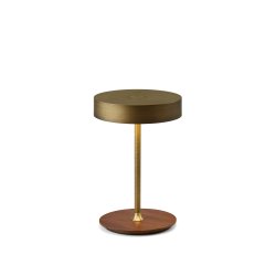 On The Move Batteri Bordlampe - Antique Brass - 13 - Halo Design
