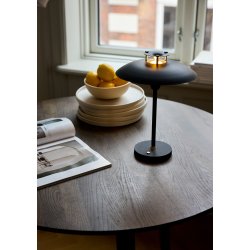 Stepp 1-2-3 - Portable Bordlampe - 22 - Black/Antique Brass - Halo Design