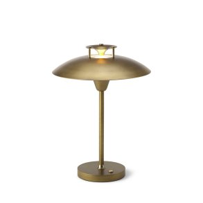 Stepp 1-2-3 - Portable Bordlampe - 22 - Antique Brass - Halo Design