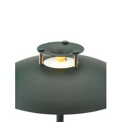 Stepp 1-2-3 - Portable Bordlampe - 22 - Dark Green/Antique Brass - Halo Design