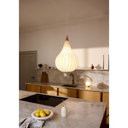 Drops Textile - �30 - Hvid - Pendel - Halo Design