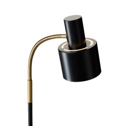 Vogue Gulvlampe - Sort/Messing - Halo Design