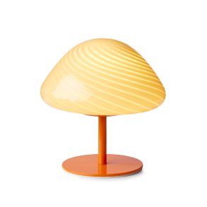 Mini Mush - Bordlampe - 17 - Orange Glas/Orange Stand - Halo Design