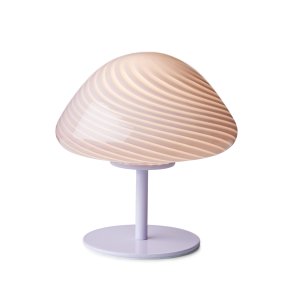 Mini Mush - Bordlampe - 17 - Lys Lilla Glas/Lys Lilla Stand - Halo Design