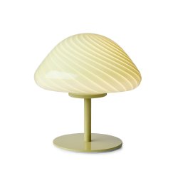 Mini Mush - Bordlampe - 17 - Oliven Glas/Oliven Stand - Halo Design