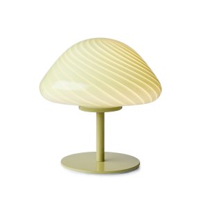 Mini Mush - Bordlampe - 17 - Oliven Glas/Oliven Stand - Halo Design