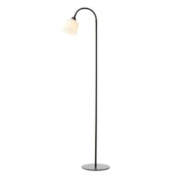 Glow Gulvlampe - 12 - Opal/Sort - Halo Design