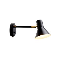 Style V�glampe - Sort/Messing - Halo Design