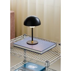 Moon Light - Portable Bordlampe - 16 - Black/Antique Brass - 3 Trin - Halo Design