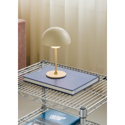 Moon Light - Portable Bordlampe - 16 - Chream/Antique Brass - 3 Trin - Halo Design