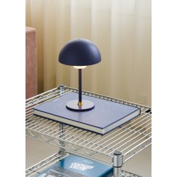 Moon Light - Portable Bordlampe - 16 - Blue/Antique Brass - 3 Trin - Halo Design