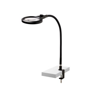 Magni Klemme Bordlampe - Luplampe - Dmpbar - Sort - 16 - Halo Design