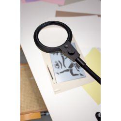 Magni Klemme Bordlampe - Luplampe - Dmpbar - Sort - 16 - Halo Design