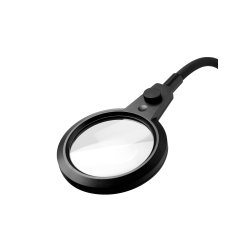 Magni Genopladelig Gulvlampe - Luplampe - Dmpbar - Sort - 16 - Halo Design