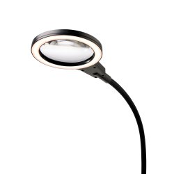 Magni Genopladelig Gulvlampe - Luplampe - Dmpbar - Sort - 16 - Halo Design