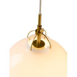 Toscana Pendel - 18 - Creme/Messing - Halo Design