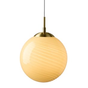 Candy Ball Pendel - 30 - Creme/Messing - Halo Design