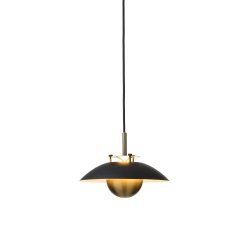 Stepp Pendel - 24 - Sort/Messing - 3-Trin - Halo Design