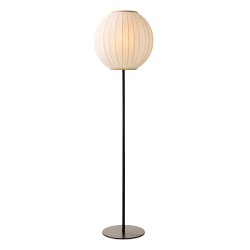 Balloon Gulvlampe - Hvid/Tr�/Sort - �40 - Halo Design
