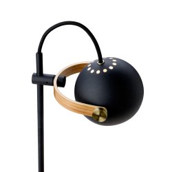 DC Transportabel Bordlampe - Sort/Eg/Messing - �12 - Halo Design